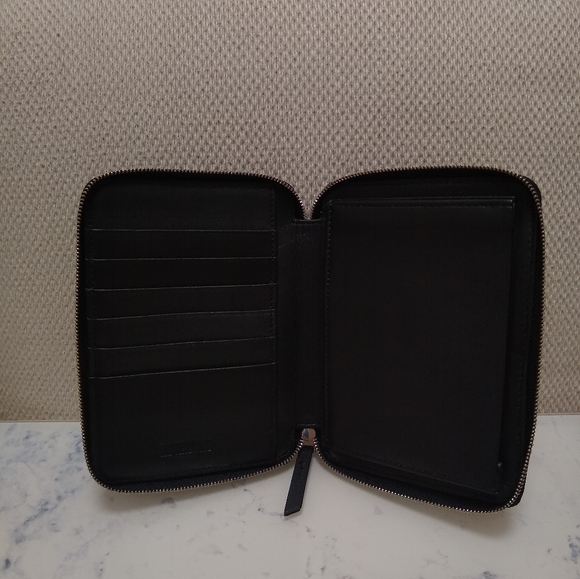 MZ Wallace Black Leather Passport Organizer - Picture 6 of 8